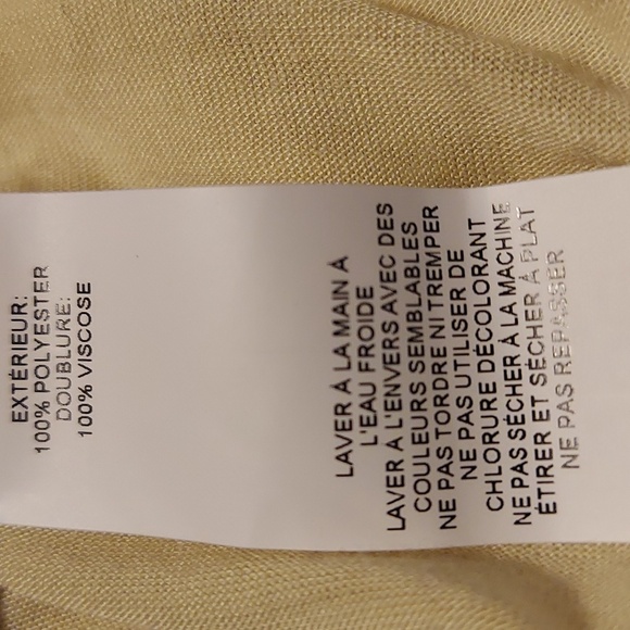 Joe Fresh Cream Colored Sequin Paillets Covered Mini Skirt Size Large - Picture 12 of 16